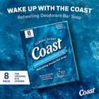 Coast Refreshing Deodorant Bar Soap  For All Skin Types  Classic Scent  16 Bars