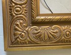 Vintage Ornate Wood Picture Frame  Rustic Gold 8 1 2   X 10 1 4  Artwork Size