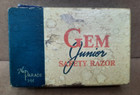 Vintage Gem Junior Safety Razor In Original Box  4-1 4    X 2-3 4    X 1-1 4    
