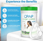 Cpap Mask Cleaning Wipes - Unscented  Alcohol-free Cleaner 110 Wipe Pack