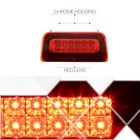 Chrome Housing Red Lens Led Third 3rd brake Light For 94-03 Chevy S10 gmc Sonoma