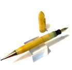 Vintage Yellow Combo Fountain Pen pencil Ex Fine Gold Warranted Nib  Guaranteed 