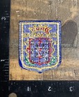Vintage Concarneau France Coat Of Arms Crest French Travel Souvenir Sew-on Patch