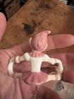 Vintage 1950s Gilner Pixie Elf Figurine Pink Split Pose Mcm Cute Japan Style