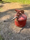 Vintage Galvanized Gas Can Model Sp 2 1 2 Man Cave Collectible Red