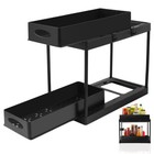 Double-layer Bathroom Kitchen Organizer Countertop Organizer