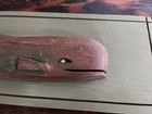 Vintage Folk Art Carved Whale Nautical Plaque Signed Rlm Aafa