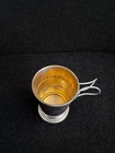 Vintage Collapsible Travel Cup 1930   s Silver Plated Metal Germany