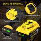 2-pack 12 0ah Compatible With Dewalt 20 Volt Battery Dcb206 Dcb201 Dcb203 Dcb204