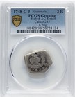 Guatemala 1748 Ad Spanish Colonial 2r 2 Reales Spain Pirate Cob Silver Coin Pcgs
