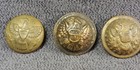 10 Indian Wars Officer General Service Tin Back Coat Vest Civil War  Button Lot