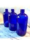 Apothecary Glass Bottle   Large 16 Oz   Cobalt Blue Boston Round   Medicine