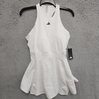 Adidas Tennis Heat Rdy Y Dress Womens Large 2 Piece W  Shorts White New With Tag