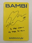 Exo Baekhyun 3rd Mini Album  bambi  Official Photocard Kpop