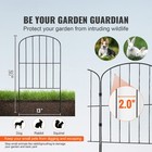 Garden Fence 24in h  X11ft l  Decorative Garden Fencing Panels 10 Pack