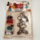 Vintage Disney Makit   Bakit Minnie Mouse Stained Glass Suncatcher Kit 1981