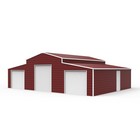42 x30 x13  Metal Garage Shed Barn Outdoor Storage Heavy Duty Galvanized Steel