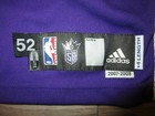 Sacramento Kings 2008 Nba Adidas Game Worn Used Basketball Jersey 52