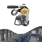 1 4 Ton 550lb 10ft Lift Lever Block Mini Chain Hoist Come Along Puller Iron New