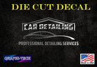 Car Wash Detailing Vinyl Decal Auto Spa Window Sign Oracal 651