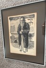 Emanuel Schary Lithograph Abraham Pencil Signed   Stamp Framed 77 100 Ltd Vintag