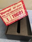 Starrett 196b1 Universal Back Plunger Dial Indicator  001  In Original Box Read