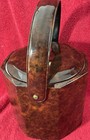 Vintage Georges Briard Faux Marble Ice Bucket 7 5  Diameter   8  Tall