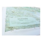 Hubbard Scientific Glacier National Park Raised Relief Map 25  X 18   Unframed