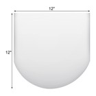 200 Pack 12 Inch Vinyl Record Inner Sleeves  Round 12   Translucent