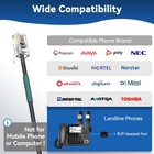 Headsets For Office Phones  Corded Telephone Headset Mono W noise Canceling M   