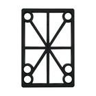 Skateboard Old School Riser Pads 1 2   12mm  Set Of 2 Risers Black Hard Plastic
