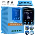 Dual Usb Mppt Solar Charge Controller 4800w 12v 24v 36v 48v Battery Pv Regulator
