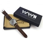 Ww2 Military Watch Vintage Luftwaffe Swiss Quartz 10 Atm - Black