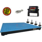 Floor Scale Pallet Warehouse Industrial 5 000lb 1 Lb 4 x4   48  X 48  