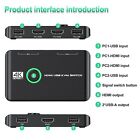 4k Kvm Switch Hdmi 2 Port Box  Usb Hdmi Switches For 2 Computers Share 