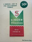 1 Pack  3  Vintage Singer Needles Size 16  15 X 1  New Unopened