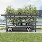 16 10 8 Ft Outdoor Carport With Aluminum Alloy Frame For Driveway Car  Truck