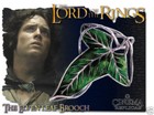 Lord Of The Rings Elven Brooch Necklace Leaves Of Lothlorien  W gift Box 