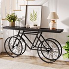 Tribesigns 71  Long Console Table Bicycle Entryway Table Sofa Table Behind Couch