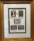 Stamps Of Law 100 Of 2500 Limited Edition Framed 9 5 X 12 Inches  Very Rare