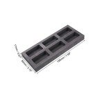Gold Silver Graphite Ingot Mould Crucible For Casting Metal Six Hole 7 68 