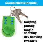 Disgusting Poop Pooter Fart Burping Puke Key Chain Noise Maker   Replace Battery