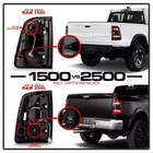 Passenger For Dodge Ram 2500 3500 2019-2024 Black W  Blind Spot Led Tail Light