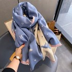 Winter Warm Cashmere Scarf  Wrap Large Plaid Winter Shawl 180x65cm