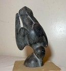 Antique Carved Paulosie Sivuak Soapstone Canadian Bird Eskimo Sculpture Inuit