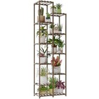  Plant Stand Indoor Outdoor  11 Tire Tall Large Wood Plant Shelf Rectangular