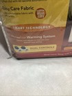 Sunbeam Microplush Heated Blanket Twin White Sense   Adjust 10 Heat Set 62 x84 