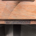 Vintage Antique Dovetailed Oak 1 Drawer Card Catalog File Cabinet Apothecary