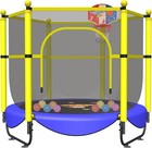 60  Trampoline For Kids  5 Ft Indoor   Outdoor Toddler Baby Trampoline With B   