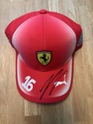 Charles Leclerc Signed Autographed Official Ferrari Racing Hat  Jsa Coa